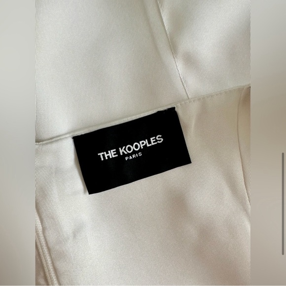 The Kooples Front-Button Sateen Top - Picture 5 of 10